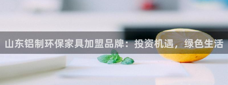杏耀平台娱乐：山东铝制环保家具加盟品牌：投资机遇，绿色生活