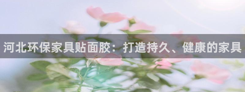 杏耀登陆线路：河北环保家具贴面胶：打造持久、健康的家具