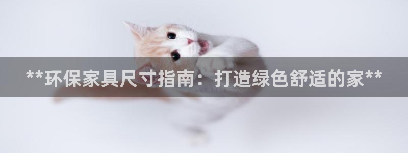 杏耀注册地址：**环保家具尺寸指南：打造绿色舒适的家**